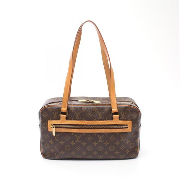 LOUIS VUITTON Brown Monogram Leather Shoulder Bag - Picture 1 of 9